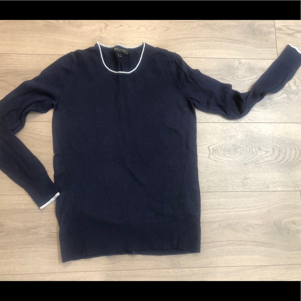 Navy Blue Banana Republic Sweater Sz S